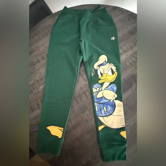Champion Other - Champion Green Sweatpants with Donald Duck Graphic/LIMITED EDITION/Used